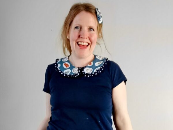 Detachable Collar Ready to Sew Kit, Victorian Navy - Image 3