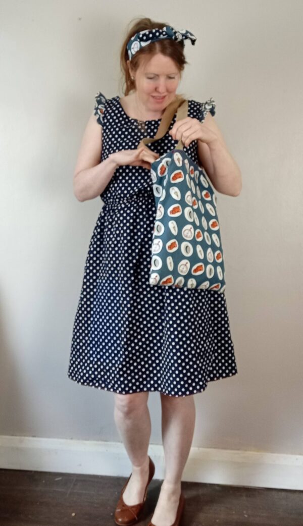 Tote Bag Ready to Sew Kit, Victorian Prints - Image 3