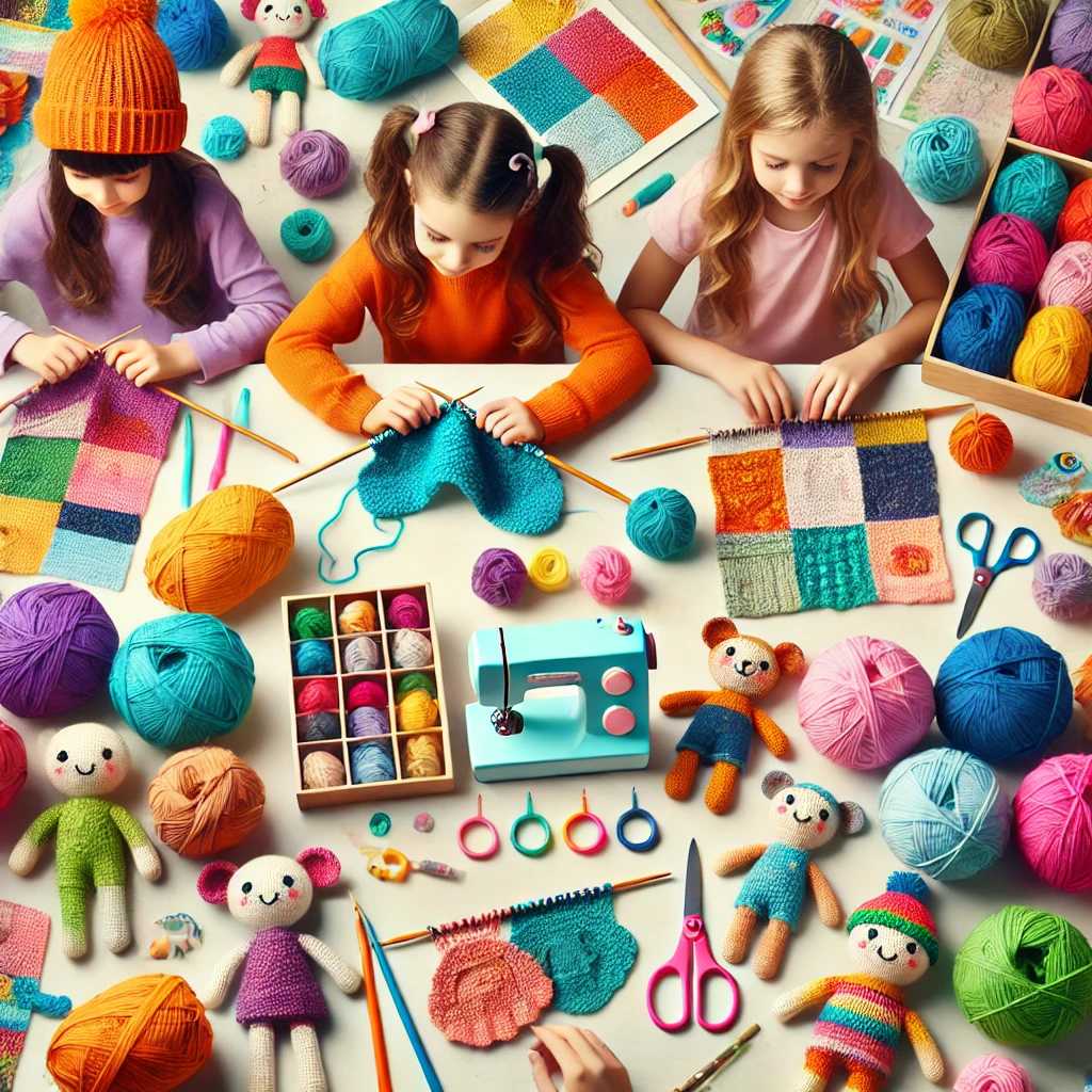 Creative Craft Kits for Kids: Knitting and Sewing