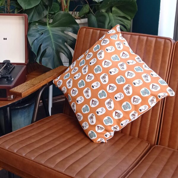 Mid-century cushion cover
